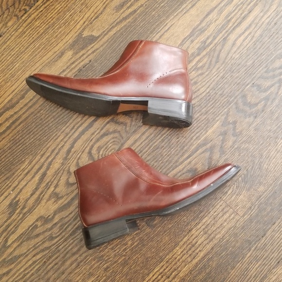 Men's Stacy Adams Brown Chukka Boots - Size 8.5 - Picture 3 of 7